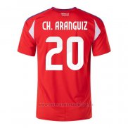 Camiseta Chile Jugador Ch.Aranguiz 1ª 2024