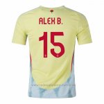 Camiseta Espana Jugador Alex B. 2ª 2024