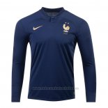 Camiseta Francia 1ª Manga Larga 2022