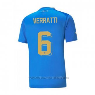 Camiseta Italia Jugador Verratti 1ª 2022