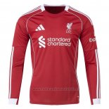 Camiseta Liverpool 1ª Manga Larga 2025-2026