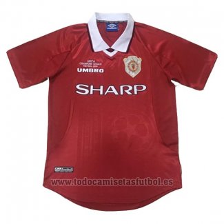 Camiseta Manchester United 1ª Retro 1999-2000