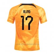 Camiseta Paises Bajos Jugador Blind 1ª 2022