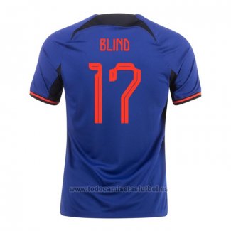 Camiseta Paises Bajos Jugador Blind 2ª 2022