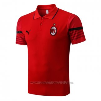 Camiseta Polo del AC Milan 2022-2023 Rojo