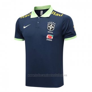 Camiseta Polo del Brasil 2023-2024 Azul