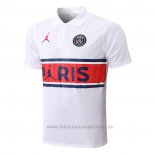 Camiseta Polo del Paris Saint-Germain Jordan 2022-2023 Blanco