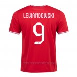 Camiseta Polonia Jugador Lewandowski 2ª 2022