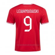 Camiseta Polonia Jugador Lewandowski 2ª 2022