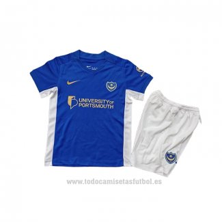 Camiseta Portsmouth 1ª Nino 2026-2027