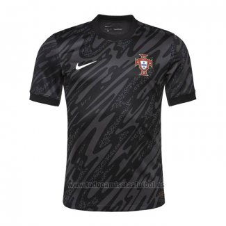 Camiseta Portugal Portero 2024 Negro