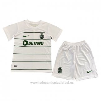 Camiseta Sporting 2ª Nino 2023-2024
