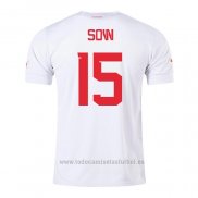 Camiseta Suiza Jugador Sow 2ª 2022