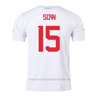 Camiseta Suiza Jugador Sow 2ª 2022