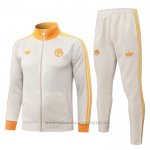 Chandal de Chaqueta del Bayern Munich Nino 2026-2027 Crema Naranja