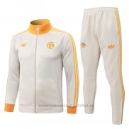 Chandal de Chaqueta del Bayern Munich Nino 2026-2027 Crema Naranja