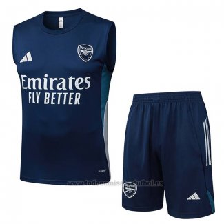 Chandal del Arsenal Sin Mangas 2025-2026 Azul Blanco