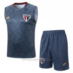 Chandal del Sao Paulo Sin Mangas 2025-2026 Gris