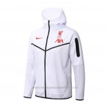 Chaqueta con Capucha del Liverpool 2022-2023 Blanco