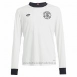 Camiseta Alemania 125 Aniversario Manga Larga 2025 Blanco
