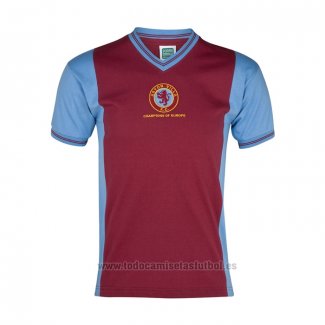 Camiseta Aston Villa 1ª Retro 1981-1982