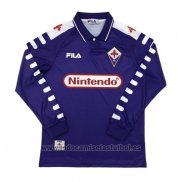 Camiseta Fiorentina 1ª Manga Larga Retro 1998-1999