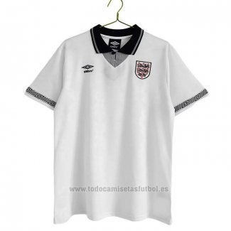 Camiseta Inglaterra 1ª Retro 1990