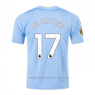 Camiseta Manchester City Jugador De Bruyne 1ª 2023-2024