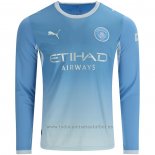 Camiseta Manchester City 1ª Manga Larga 2026-2027
