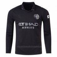Camiseta Manchester City 2ª Manga Larga 2025-2026