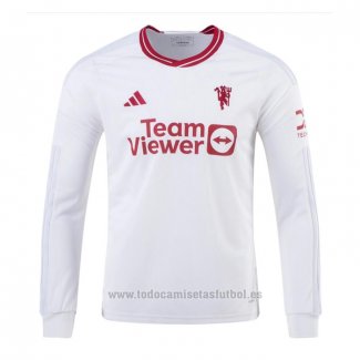 Camiseta Manchester United 3ª Manga Larga 2023-2024