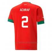 Camiseta Marruecos Jugador Achraf 1ª 2022