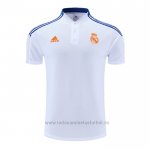 Camiseta Polo del Real Madrid 2022-2023 Blanco y Azul