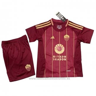 Camiseta Roma 1ª Nino 2024-2025