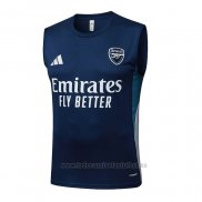 Camiseta de Entrenamiento Arsenal Sin Mangas 2025-2026 Azul Blanco