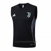 Camiseta de Entrenamiento Juventus Sin Mangas 2025-2026 Negro