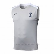Camiseta de Entrenamiento Tottenham Hotspur Sin Mangas 2025-2026 Gris