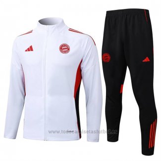 Chandal de Chaqueta del Bayern Munich 20Nino 2025-2026 Blanco
