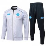 Chandal de Chaqueta del Napoli Nino 2025-2026 Blanco