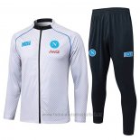 Chandal de Chaqueta del Napoli Nino 2025-2026 Blanco
