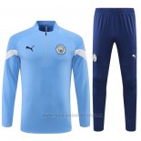 Chandal de Sudadera del Manchester City 2022-2023 Azul