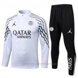 Chandal de Sudadera del Paris Saint-Germain Nino 2025-2026 Blanco