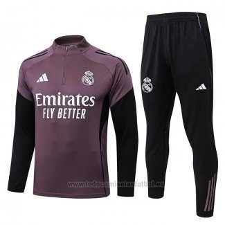 Chandal de Sudadera del Real Madrid 2025-2026 Purpura