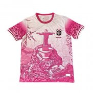 Camiseta Brasil Jesus 2025-2026 Rosa Tailandia