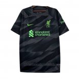Camiseta Liverpool Portero 2023-2024 Negro Tailandia