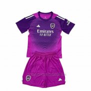Camiseta Arsenal Portero Nino 2025-2026 Purpura