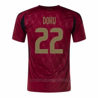 Camiseta Belgica Jugador Doku 1ª 2024