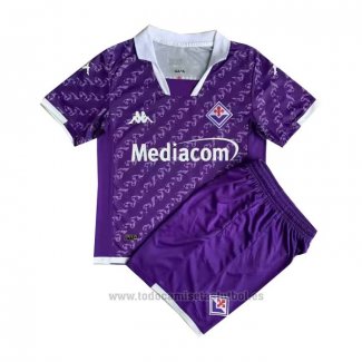 Camiseta Fiorentina 1ª Nino 2023-2024