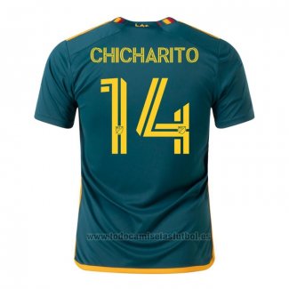 Camiseta Los Angeles Galaxy Jugador Chicharito 2ª 2023-2024