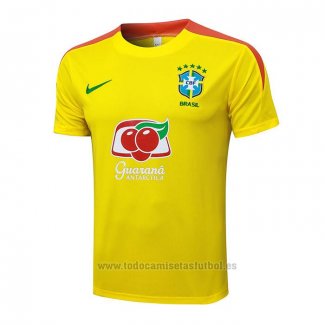 Camiseta de Entrenamiento Brasil 2025-2026 Amarillo